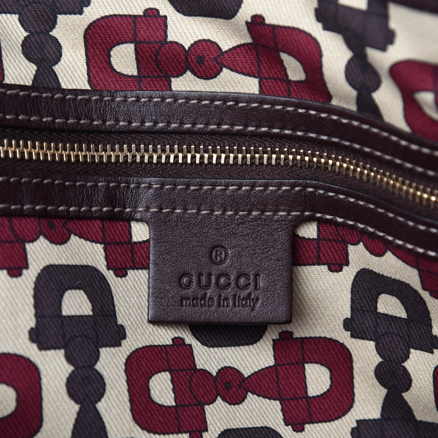 Gucci Guccissima Medium Pelham Shoulder Bag Dark Brown 10 of 12