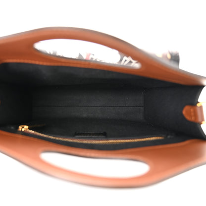 Burberry E-Canvas Monogram Stripe Mini Pocket Bag Bridle Brown 5 of 10