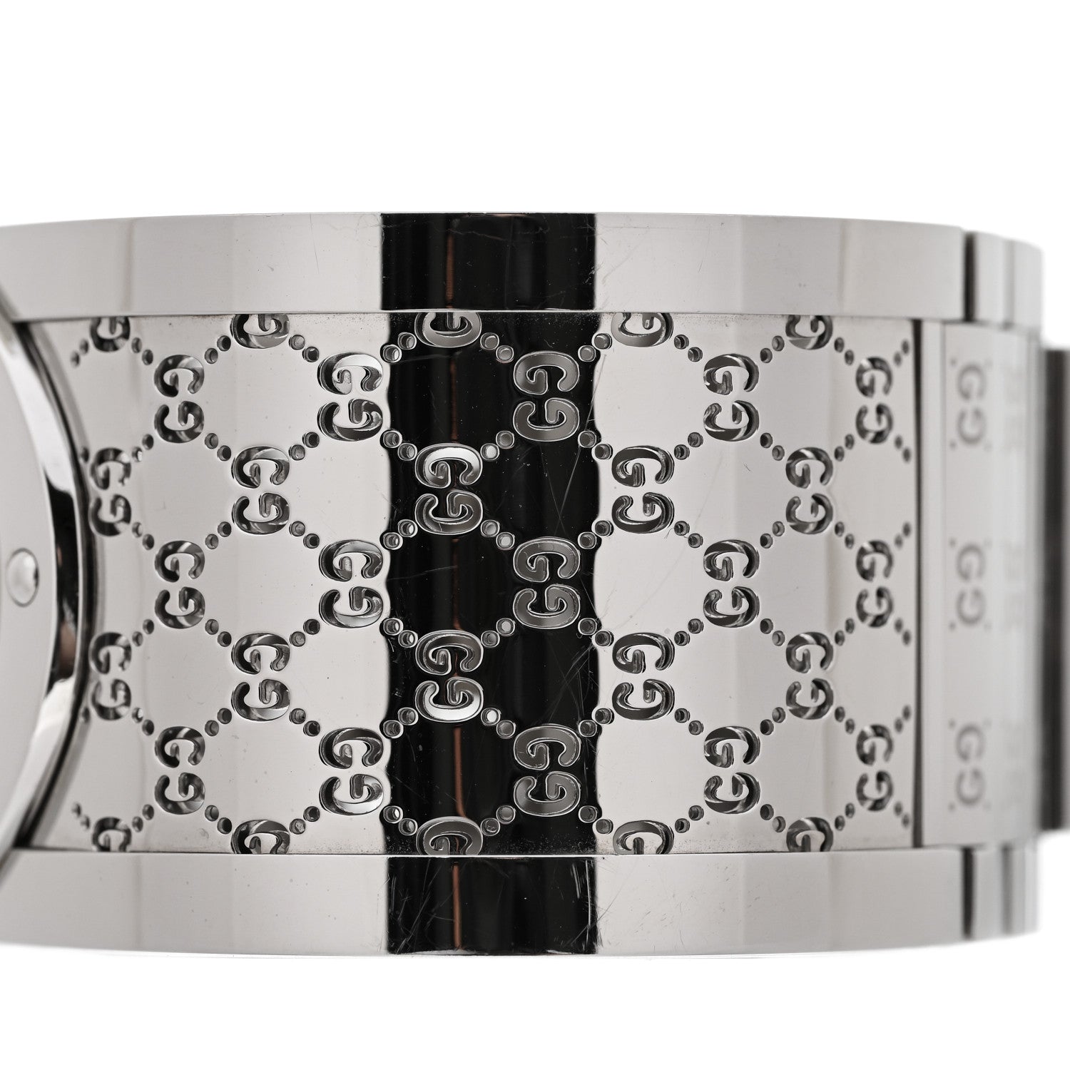 Gucci Stainless Steel 33mm Twirl Quartz Watch Brown 7 of 8
