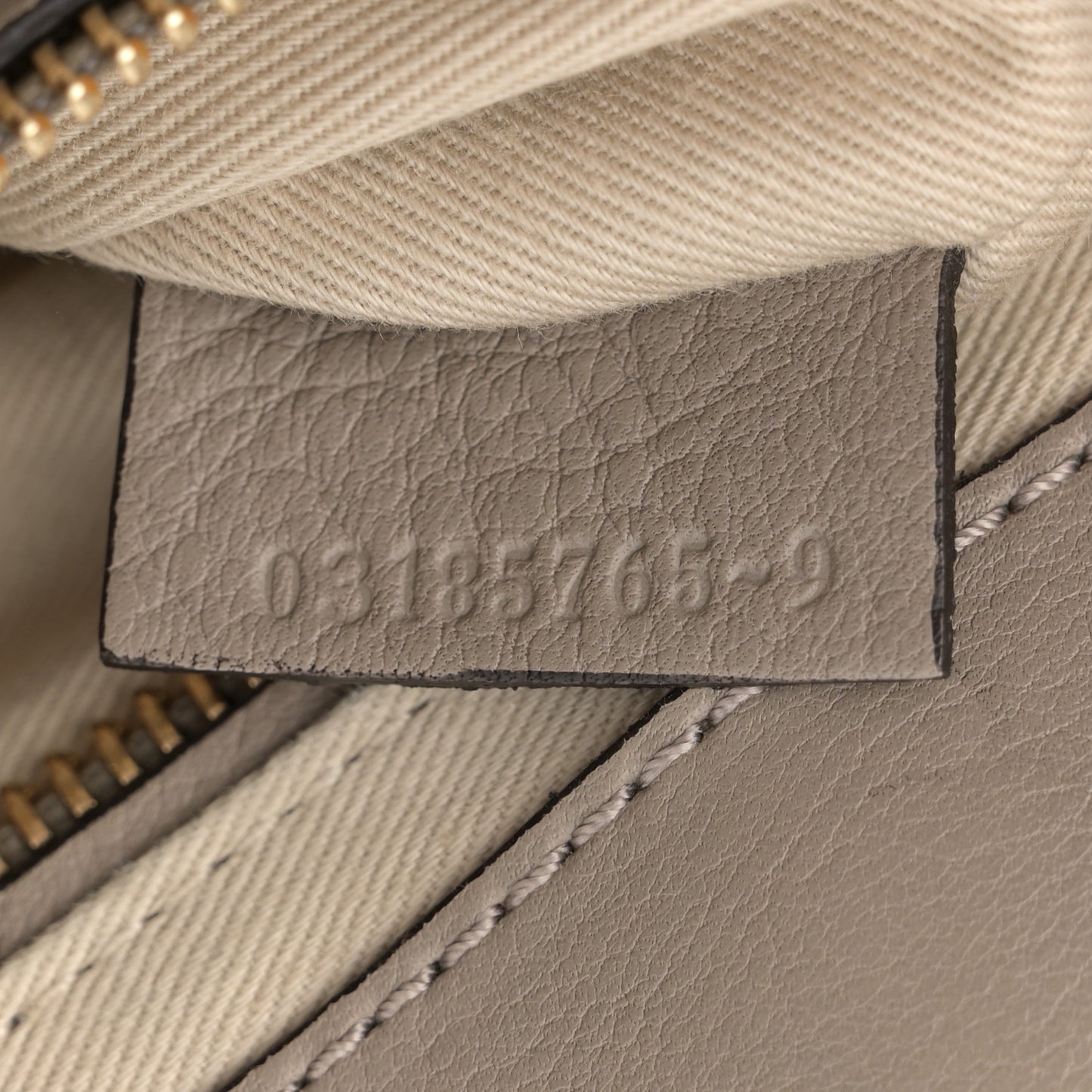 Suede Calfskin Small Faye Backpack Motty Grey