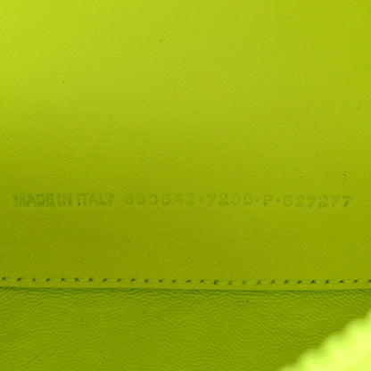 Balenciaga Grained Calfskin Embossed Car Camera Bag Yellow Fluo Black 6 of 10