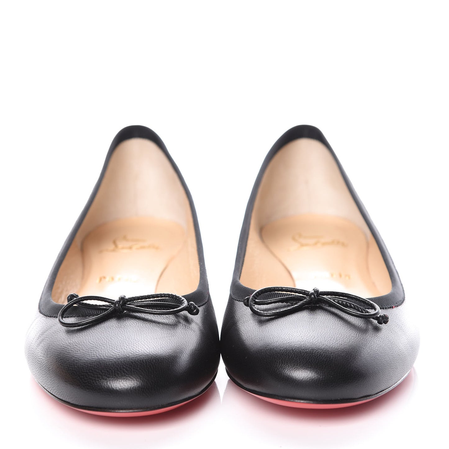 Shiny Nappa La Massine Flats 39 Black
