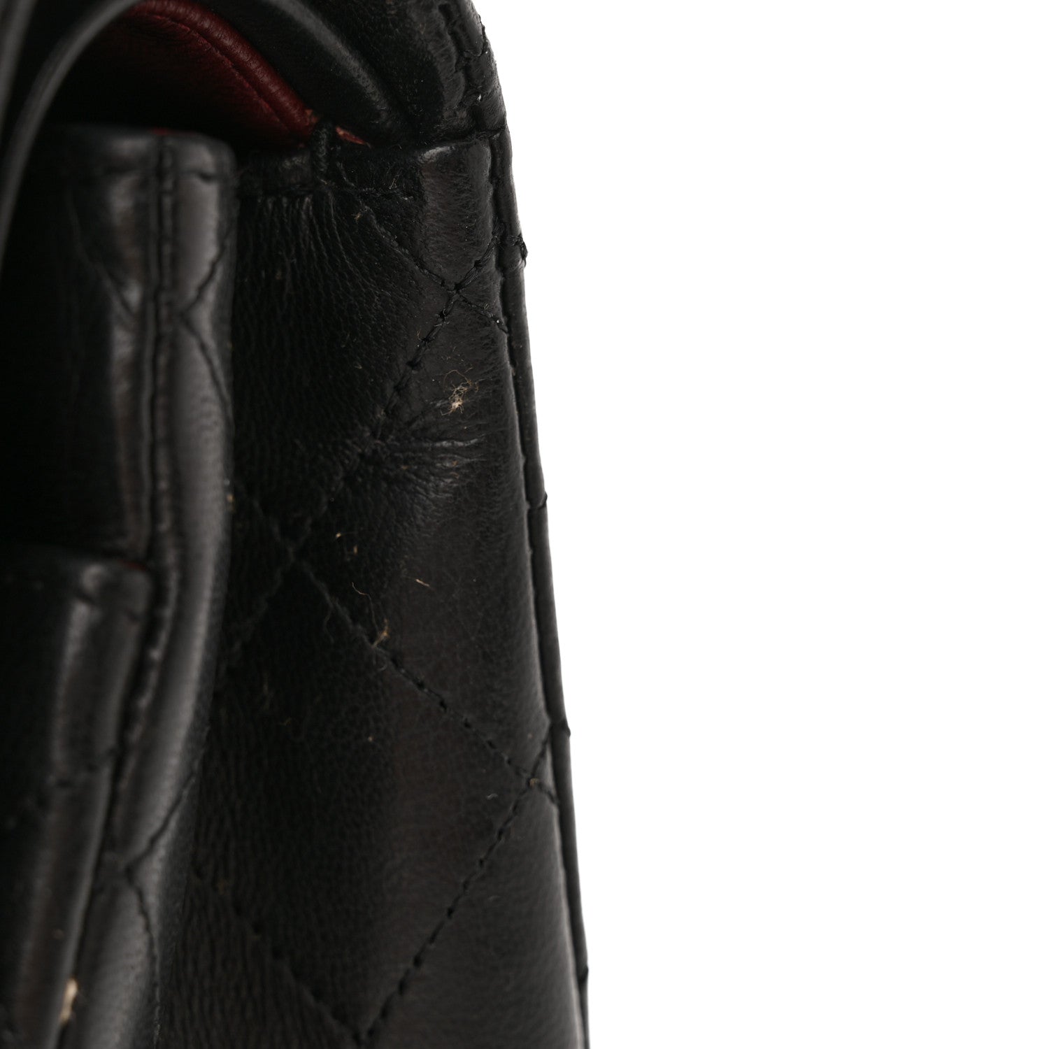 Chanel Lambskin Quilted Medium Double Flap Black 21 of 22