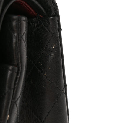 Chanel Lambskin Quilted Medium Double Flap Black 21 of 22