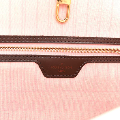 Louis Vuitton Damier Ebene Neo Neverfull MM Rose Ballerine 7 of 12