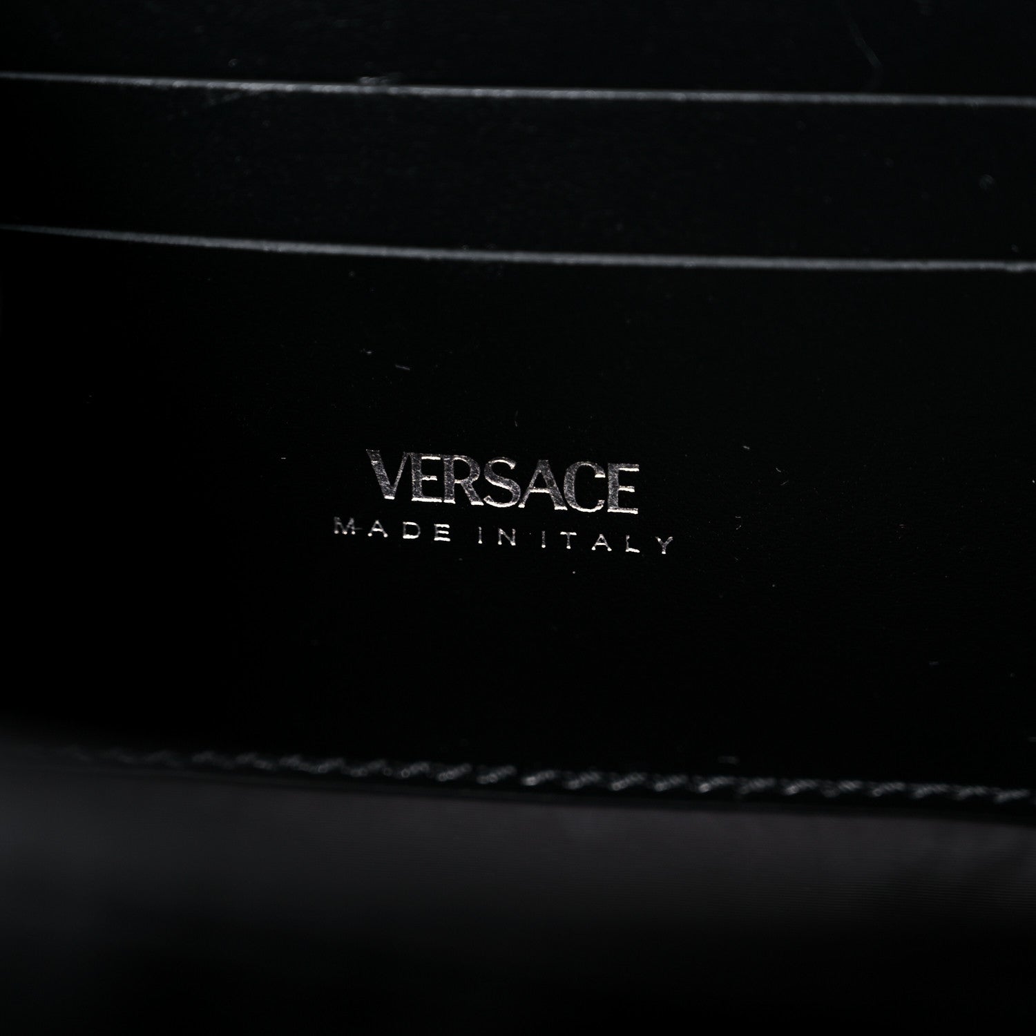 Versace Coated Canvas Calfskin La Greca Signature Shoulder Bag Multicolor 6 of 12
