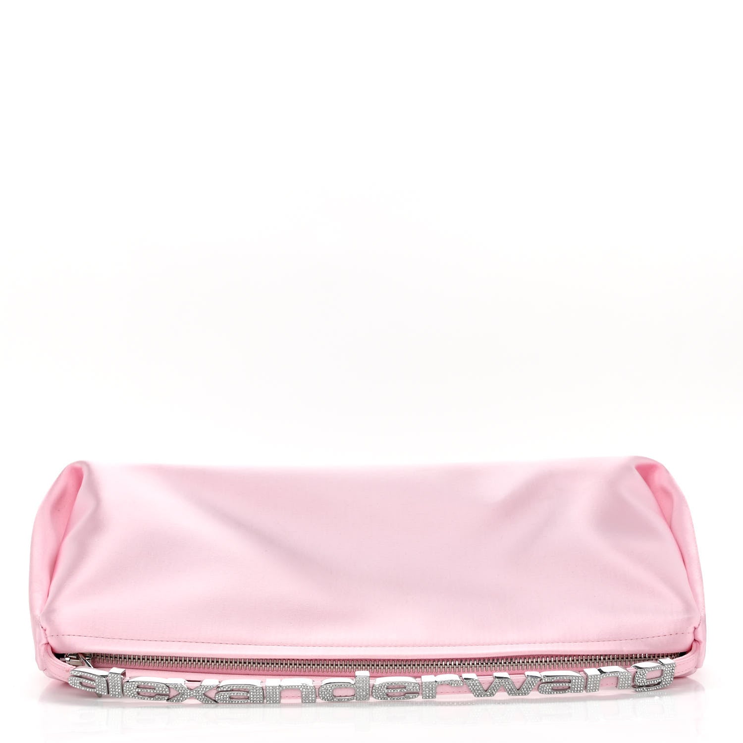 Alexander Wang Satin Crystal Large Marquess Shoulder Bag Pink 10 of 10