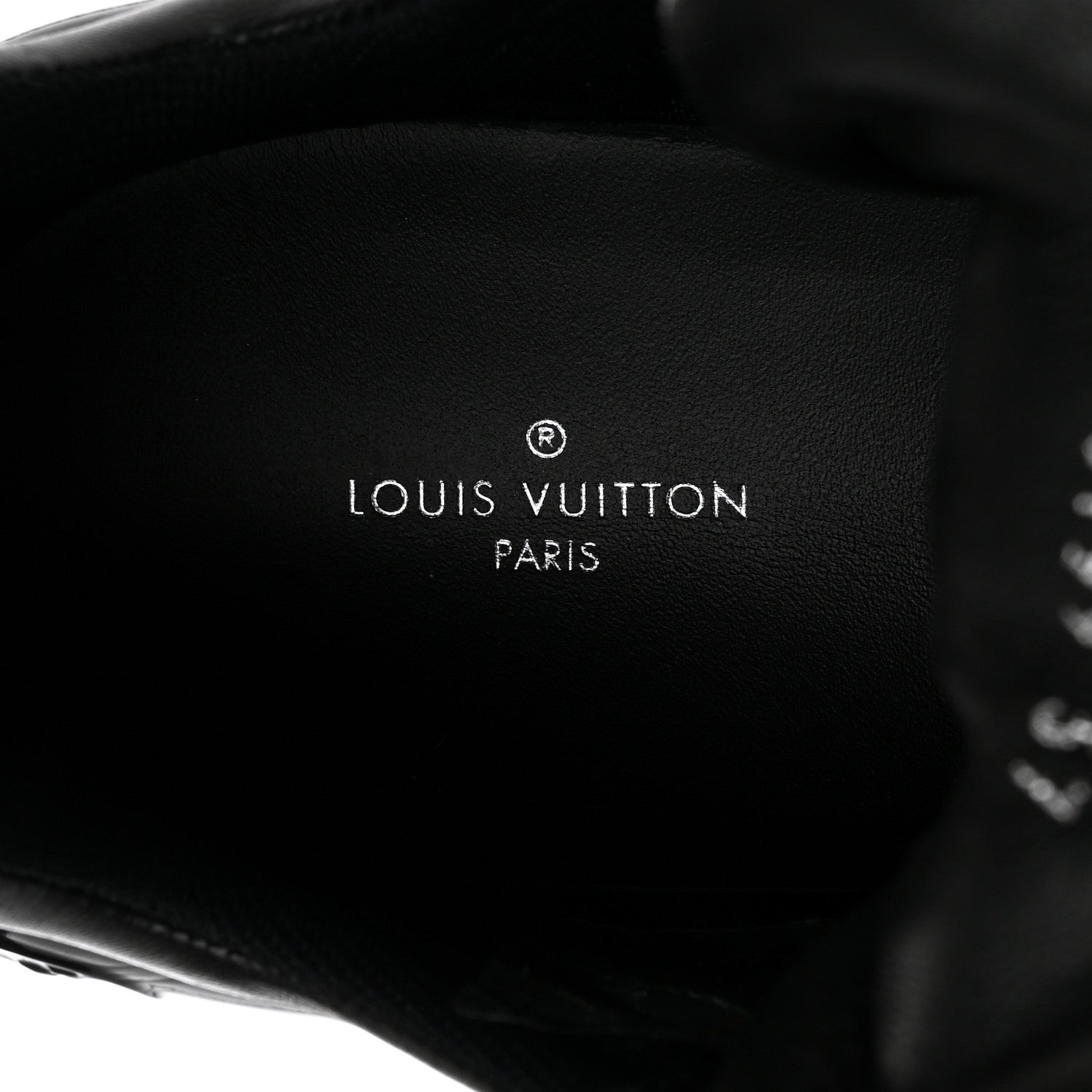 Louis Vuitton Calfskin Metallic Monogram LV Archlight Sneakers 37 Black Silver 7 of 9