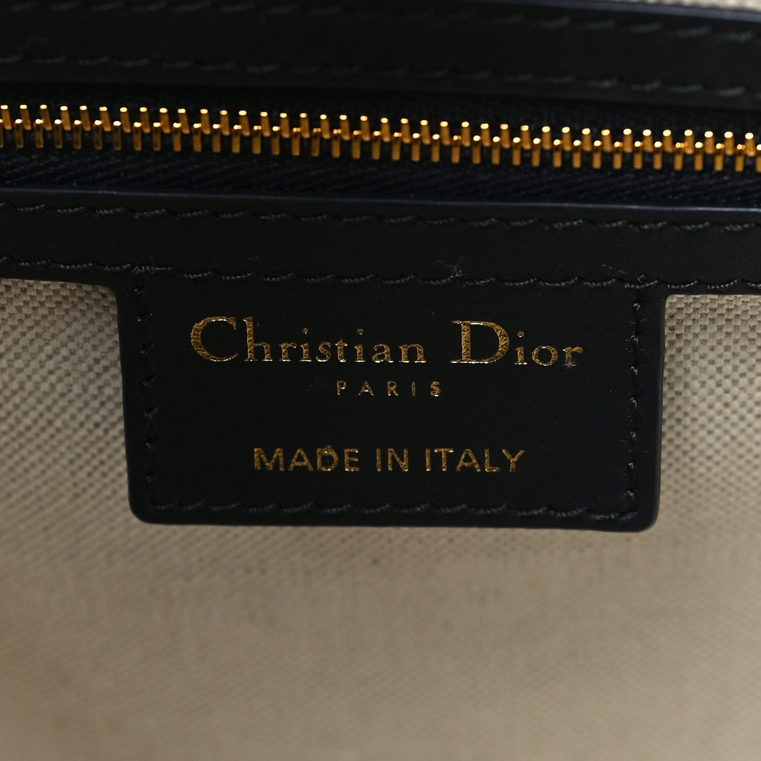 Christian Dior Oblique Bucket Bag Blue 6 of 10