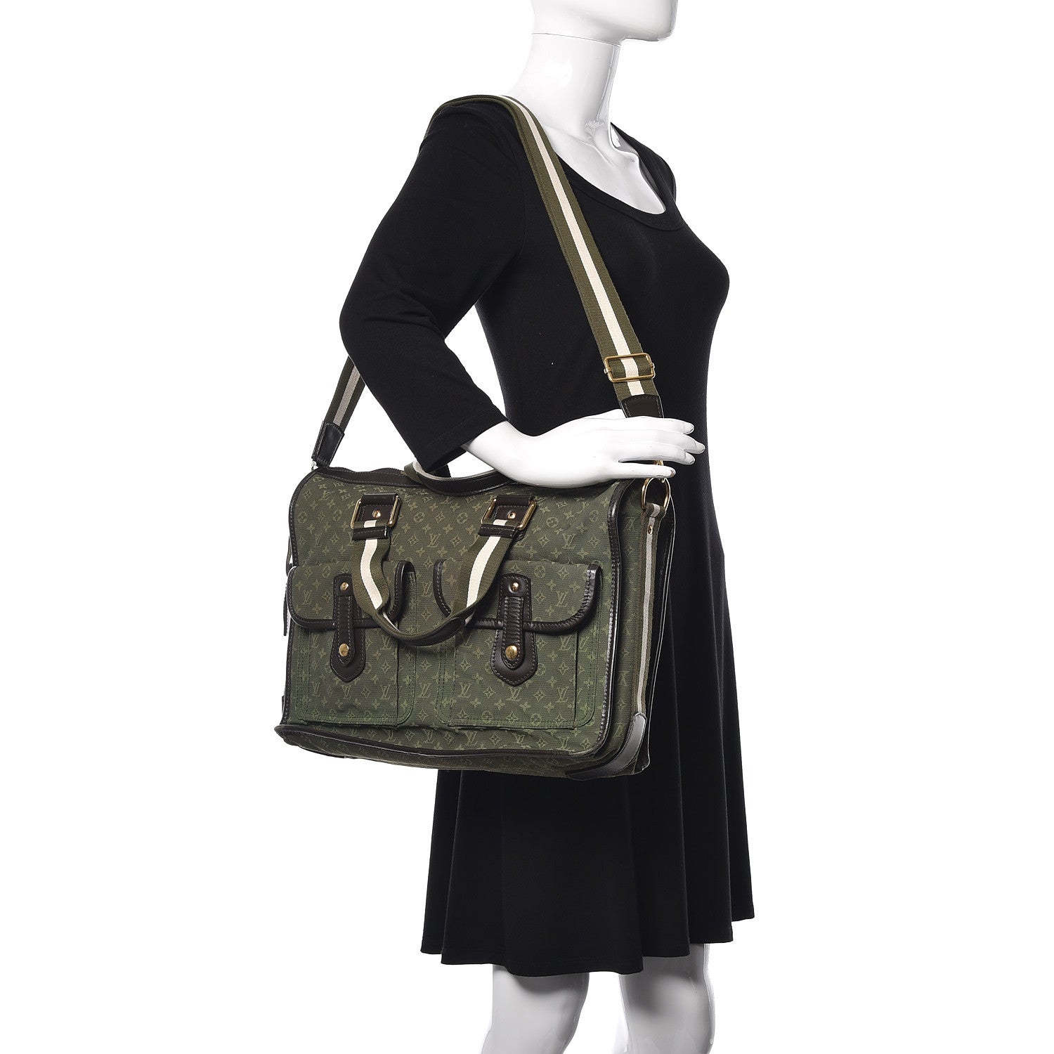 Louis Vuitton Mini Monogram Sac Mary Kate 48H Kaki 2 of 15
