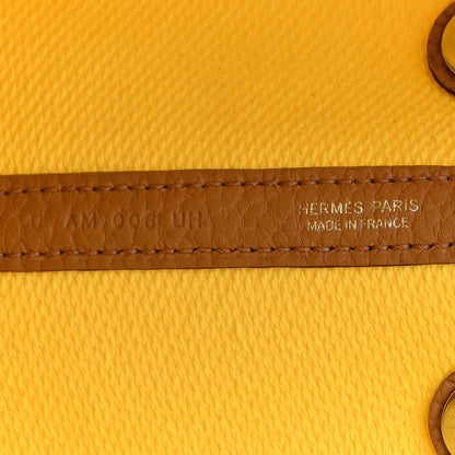 Hermes Twill H Negonda Garden Party 30 TPM Ecru Jaune De Naples Biscuit 5 of 9