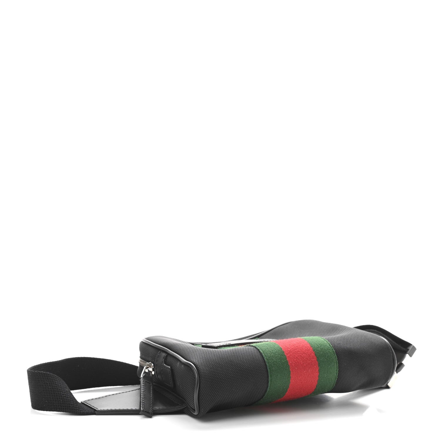 Gucci Canvas Web Slim Belt Bag Black 5 of 12