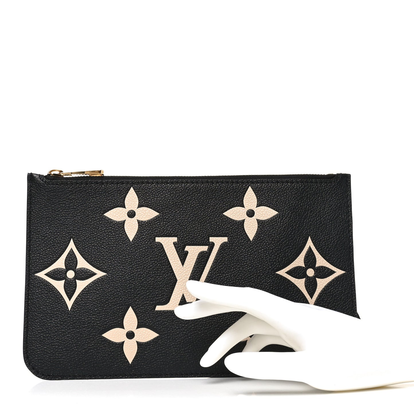 Empreinte Monogram Giant Neverfull MM Pochette Black Beige