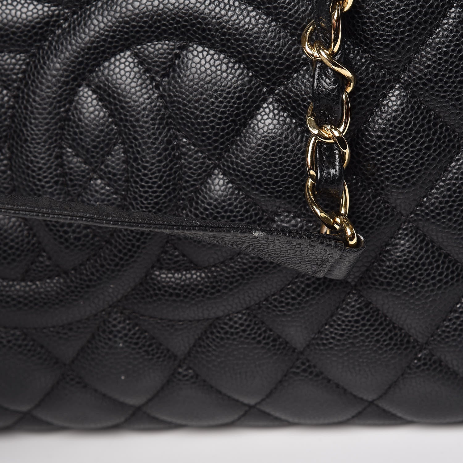 Chanel Caviar Quilted Grand Shopping Tote GST Black 12 of 22