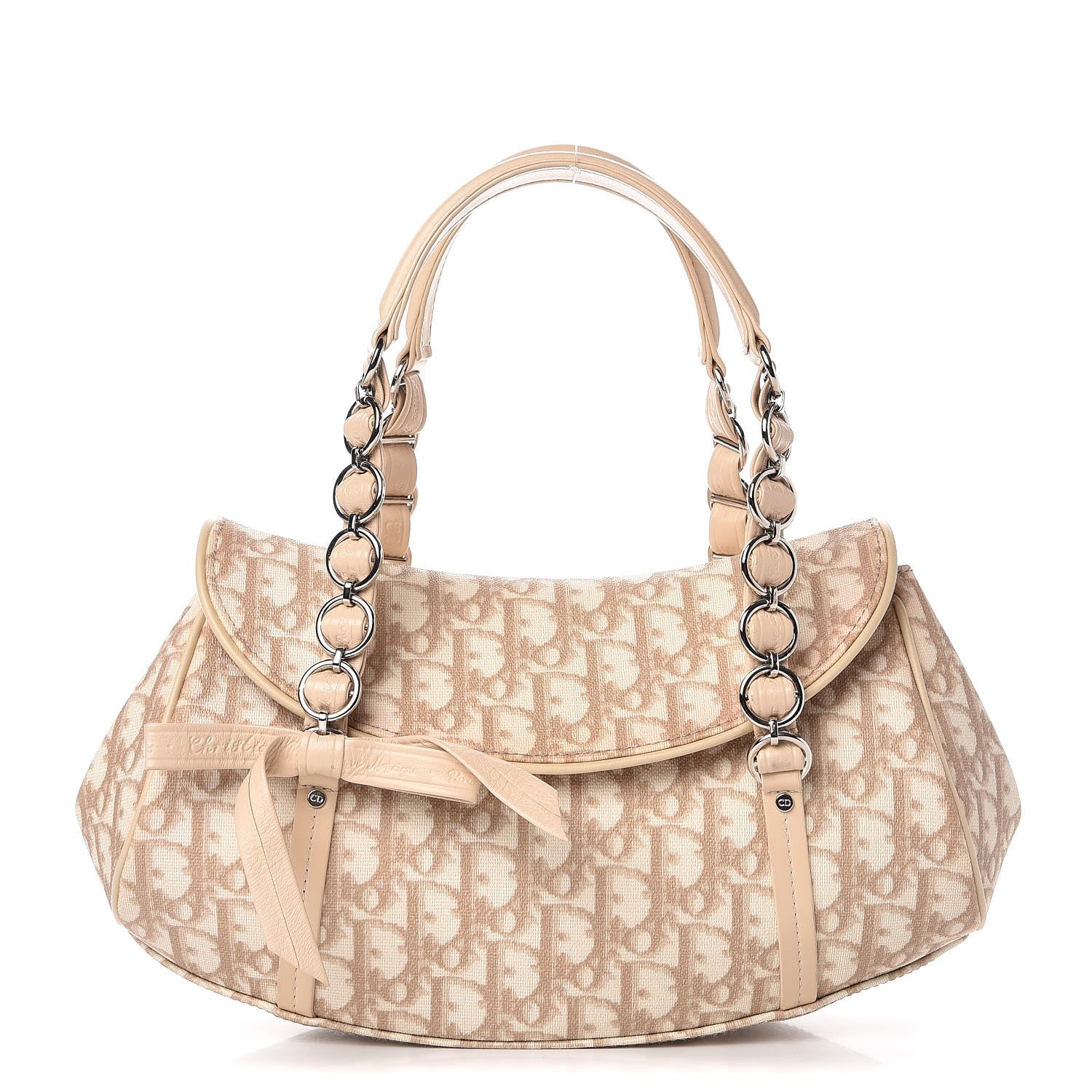 Christian Dior Monogram Romantique Trotter Bag Rose 1 of 7