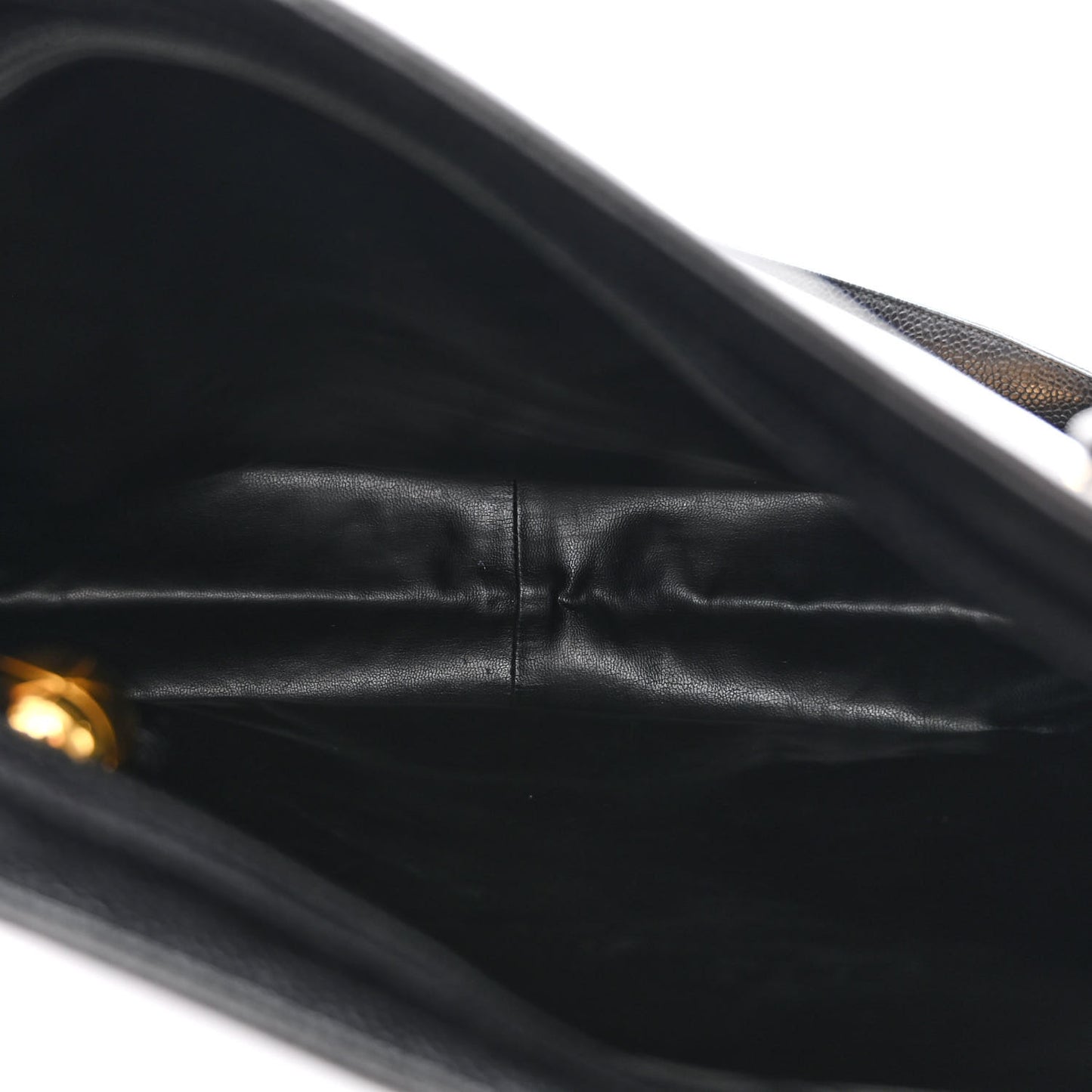 Caviar CC Shoulder Bag Black