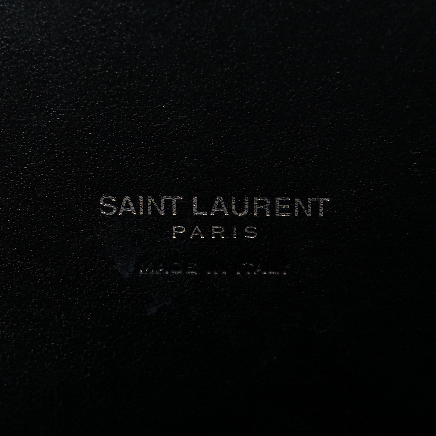 Grained Calfskin Baby Sac De Jour Black