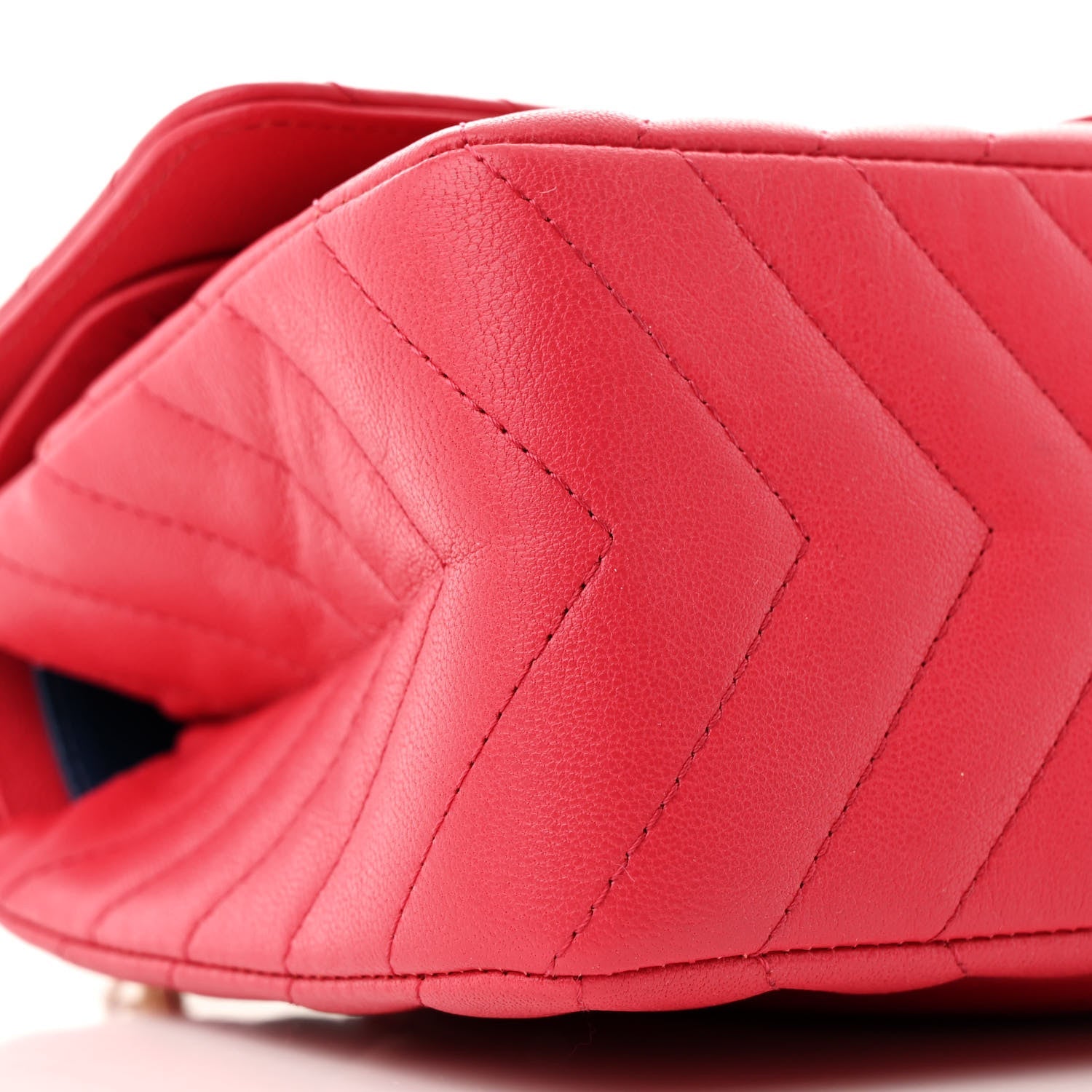 Chanel Sheepskin Chevron Quilted 2.55 Reissue 225 Flap Dark Pink 9 of 10