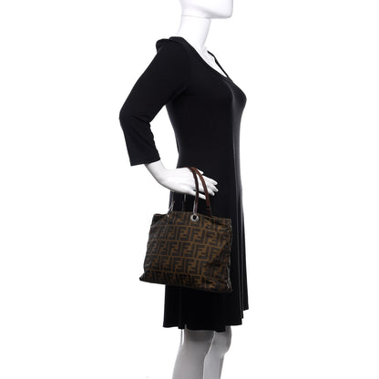 Fendi Zucca Tote Tobacco 2 of 15