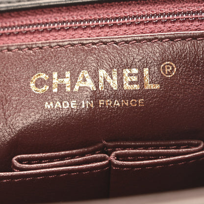 Chanel Lambskin Scallop Quilted Medium Pagoda Flap Black 6 of 10