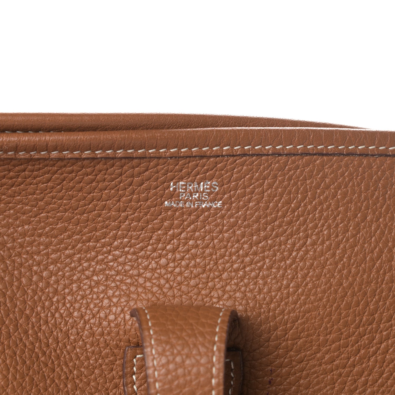 Hermes Taurillon Clemence Evelyne PM Gold 6 of 16