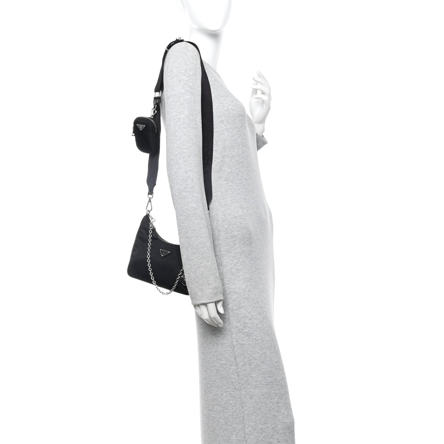 Nylon Re-Edition 2005 Shoulder Bag Black