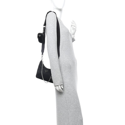 Prada Nylon Re-Edition 2005 Shoulder Bag Black 2 of 9