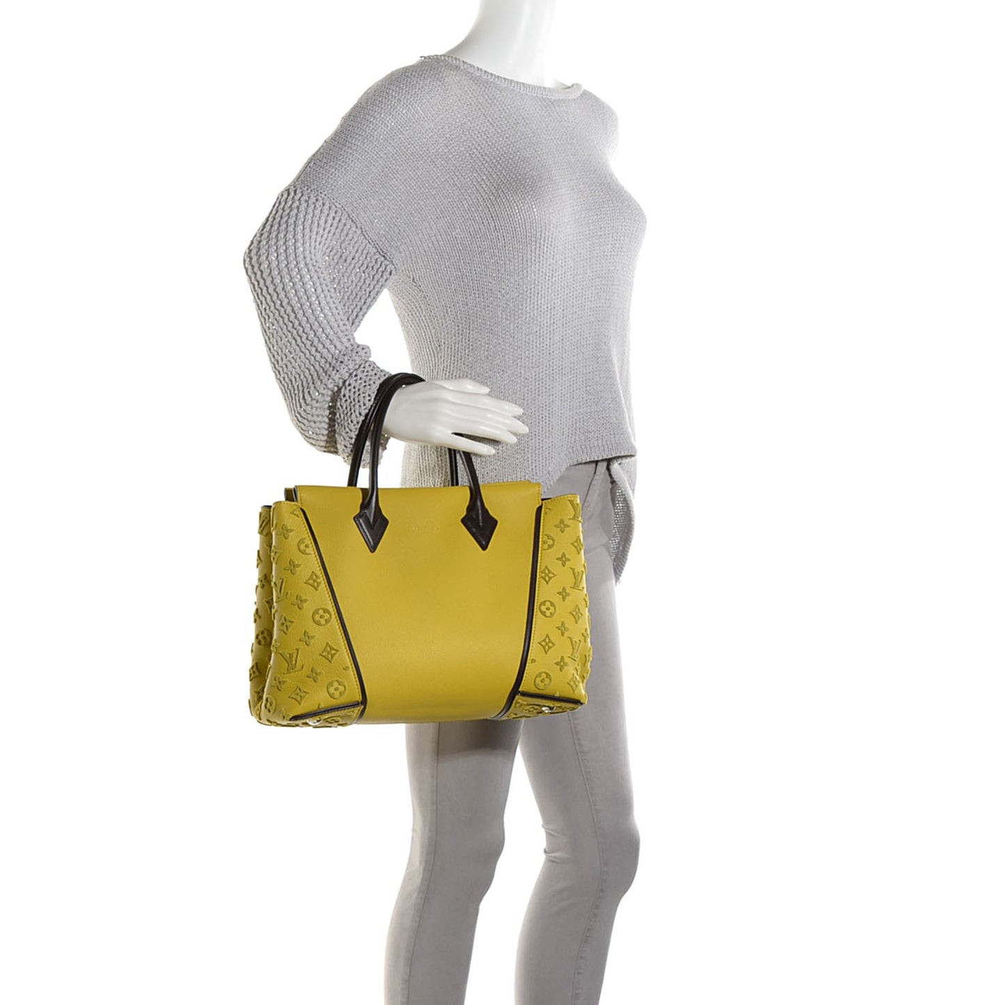 Veau Cachemire Tote W PM Pistache