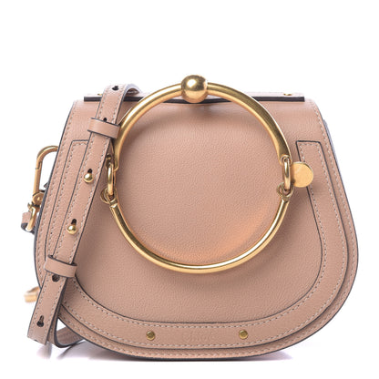 Chloe Calfskin Suede Small Nile Bracelet Bag Biscotti Beige 1 of 12