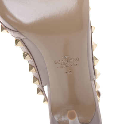 Valentino Garavani Nappa Rockstud Ankle Strap Pumps 41 Poudre 6 of 9