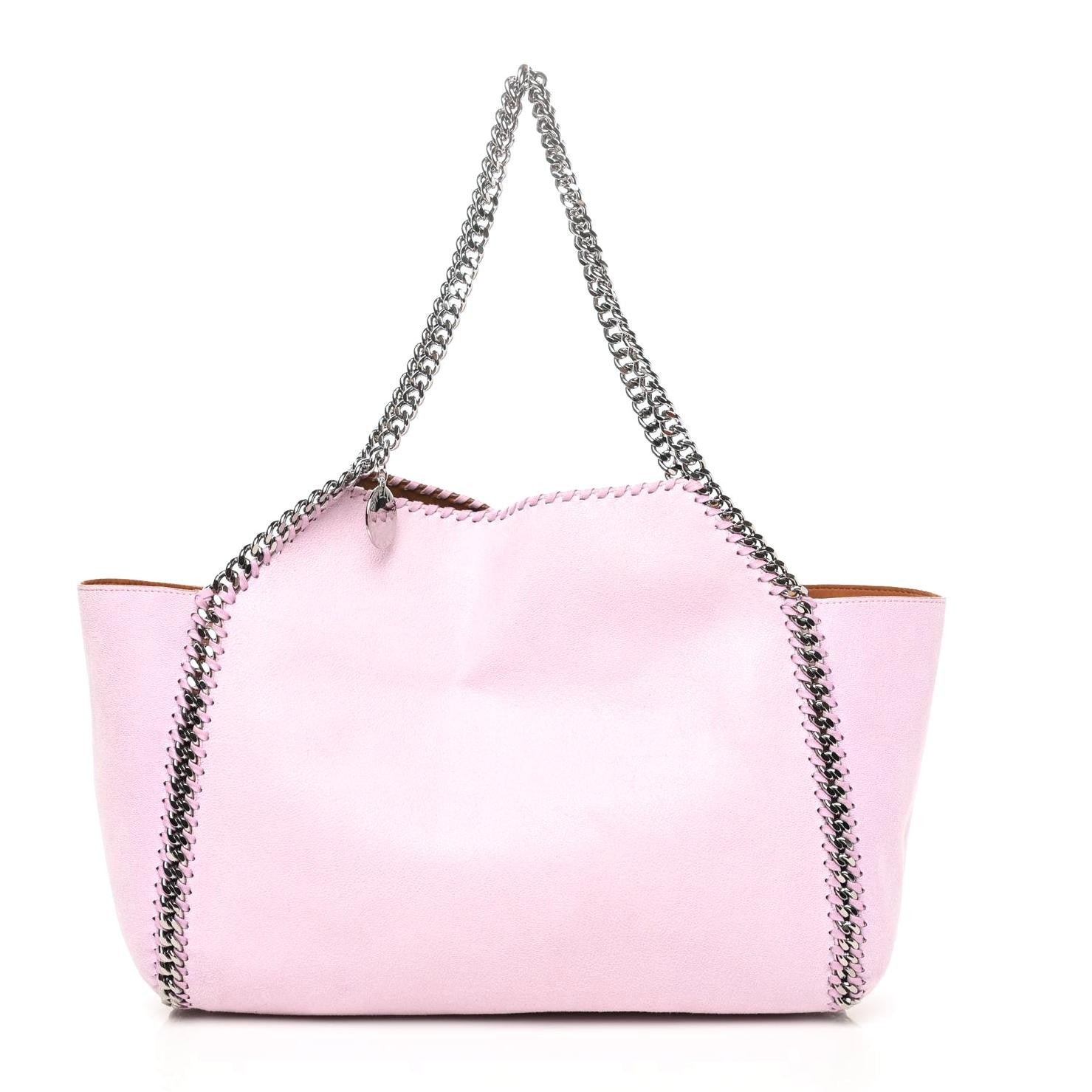 Stella McCartney Shaggy Deer Falabella Reversible Tote Brown Pink 7 of 15