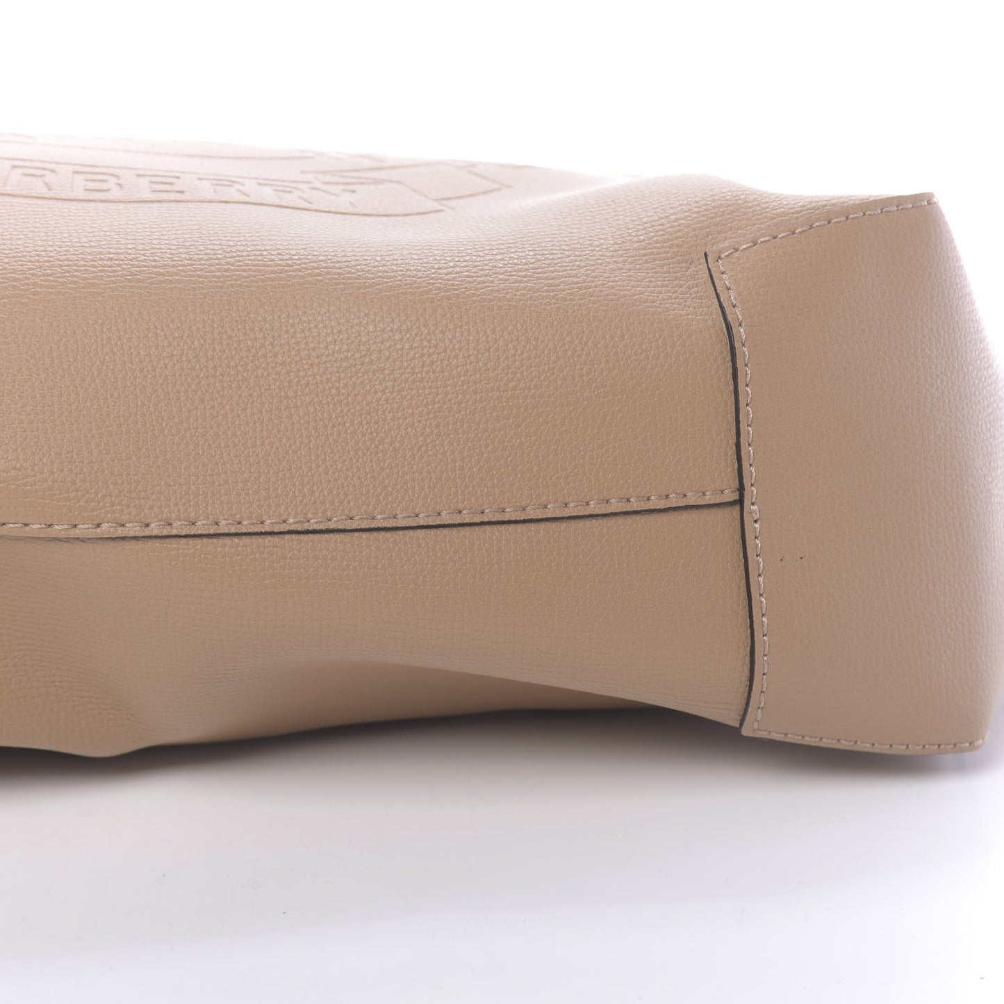 Calfskin Embossed Crest Medium Tote Camel
