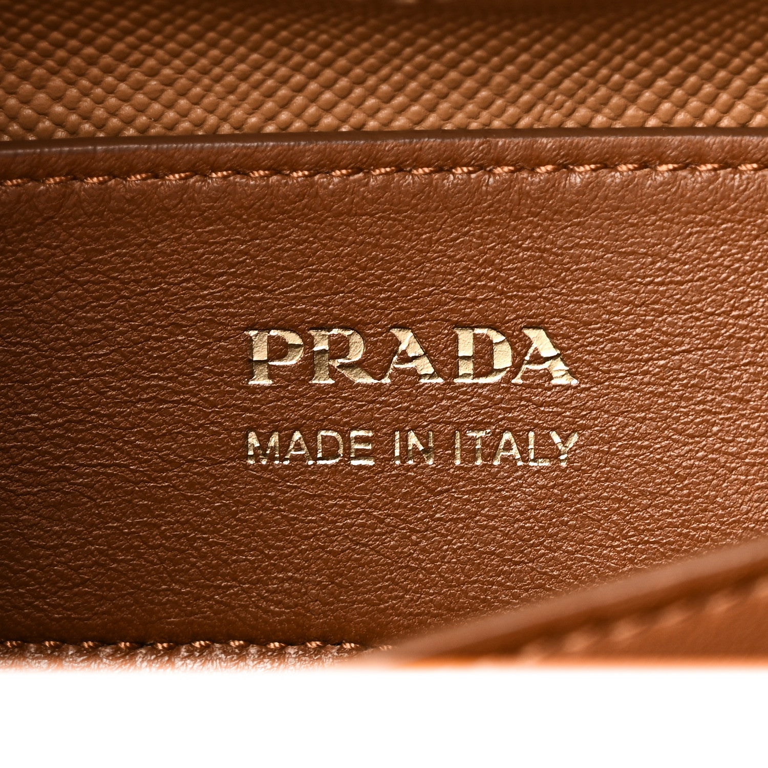 Prada Canvas Saffiano Cuir Calfskin Top Handle Tote Beige 6 of 9