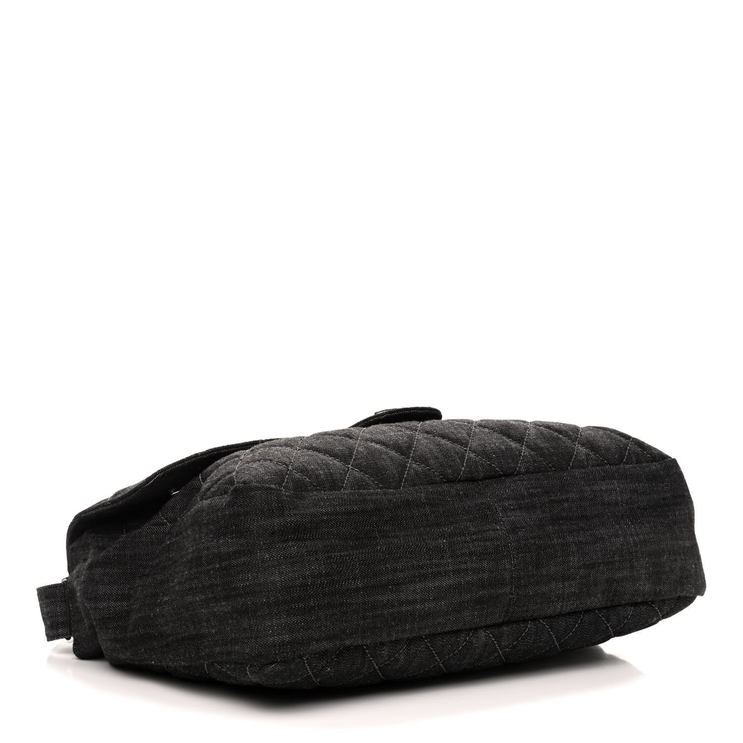 Chanel Denim Quilted Stretch Spirit Messenger Bag 3 of 4