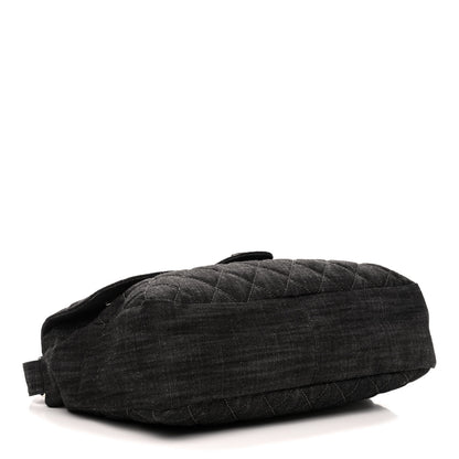 Chanel Denim Quilted Stretch Spirit Messenger Bag 3 of 4