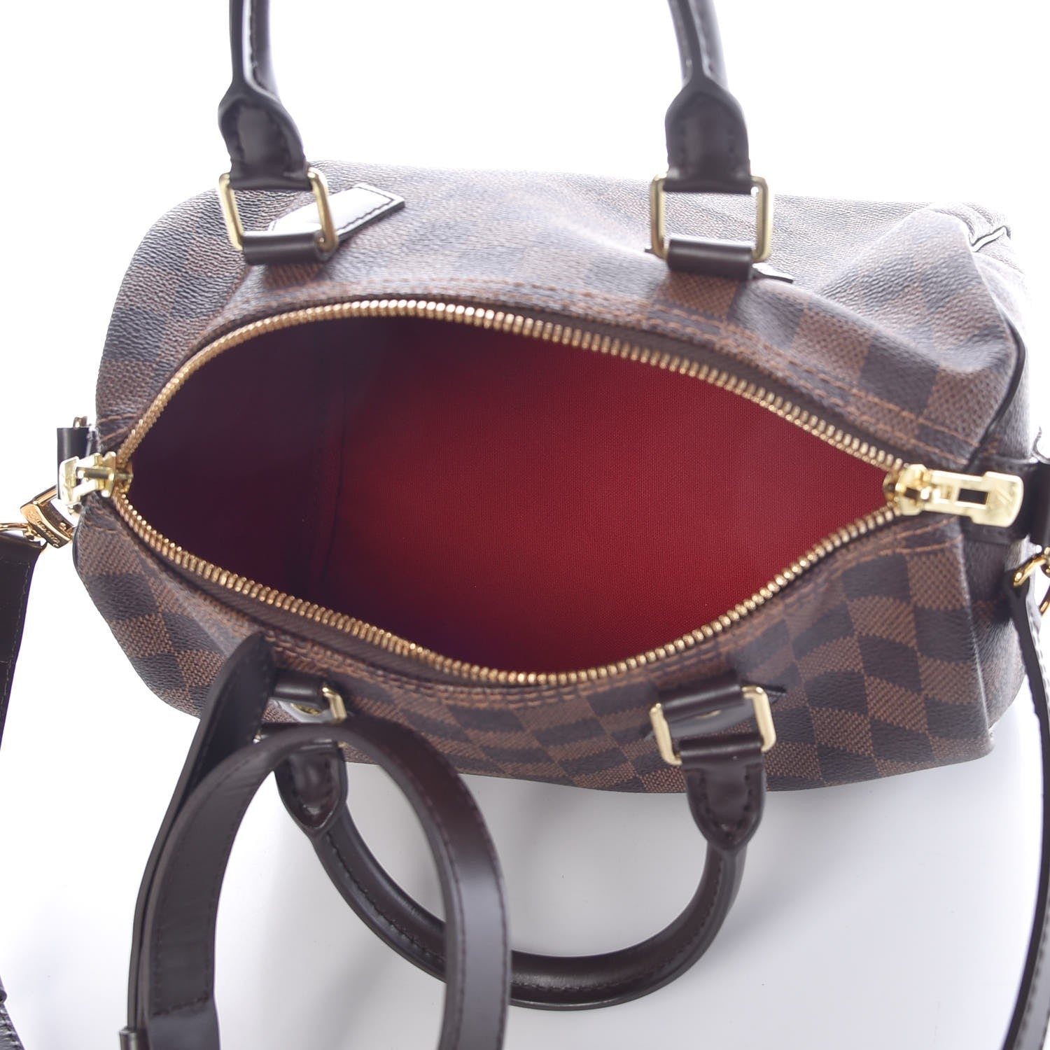 Louis Vuitton Damier Ebene Speedy Bandouliere 25 5 of 7