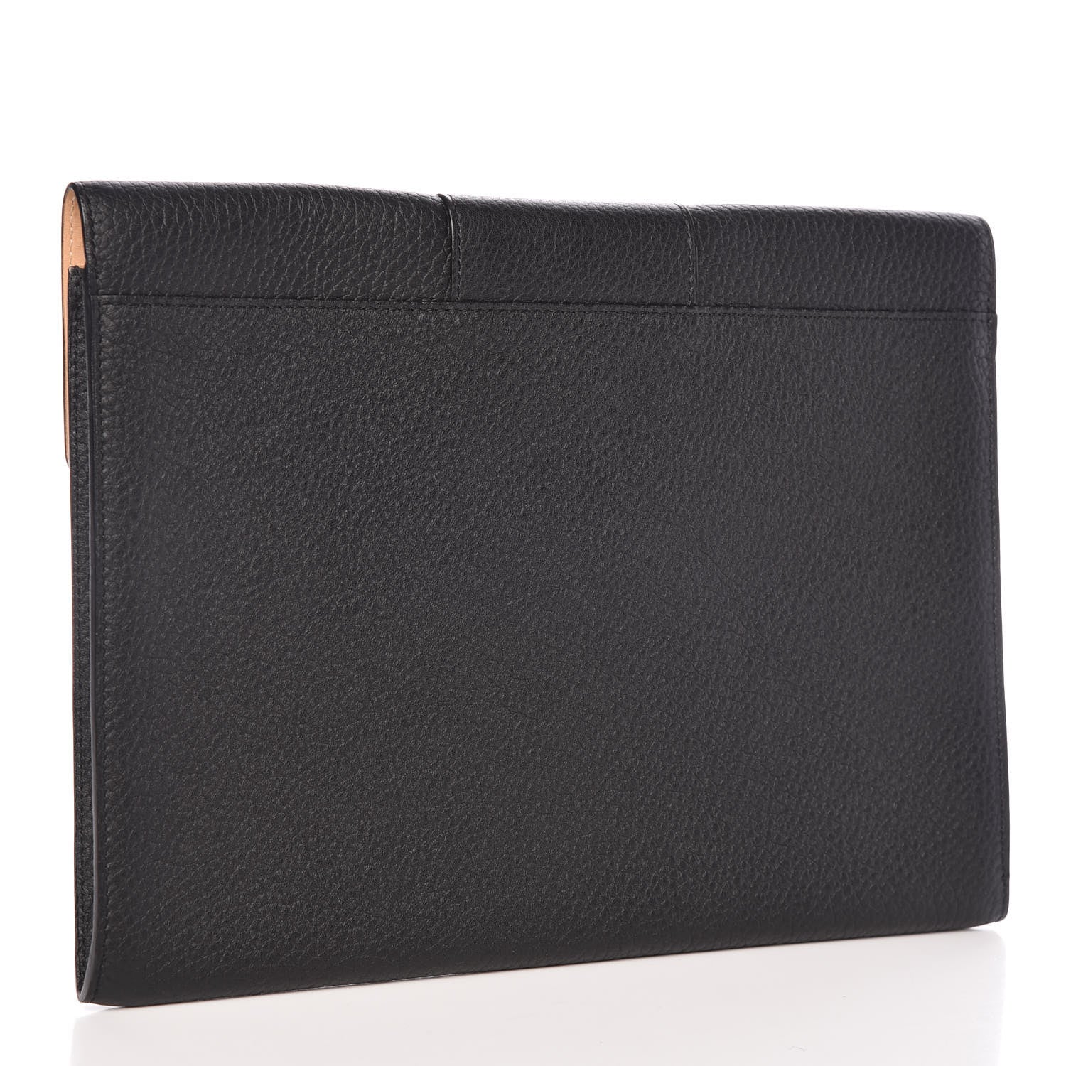Delvaux Grained Bullskin Presse A5 Pouch Black 3 of 6