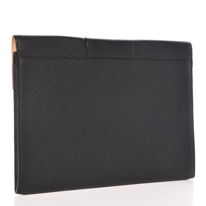 Delvaux Grained Bullskin Presse A5 Pouch Black 3 of 6
