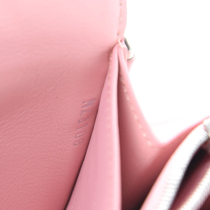 Louis Vuitton Calfskin New Wave Long Wallet Smoothie Pink 7 of 10