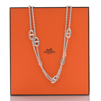 Hermes Sterling Silver Farandole Necklace 120 5 of 5