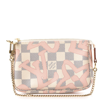 Louis Vuitton Damier Azur Tahitienne Mini Pochette Accessories 1 of 8