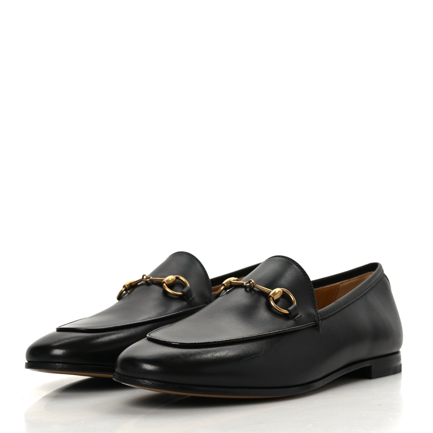 Calfskin Womens Jordaan Loafers 38 Black