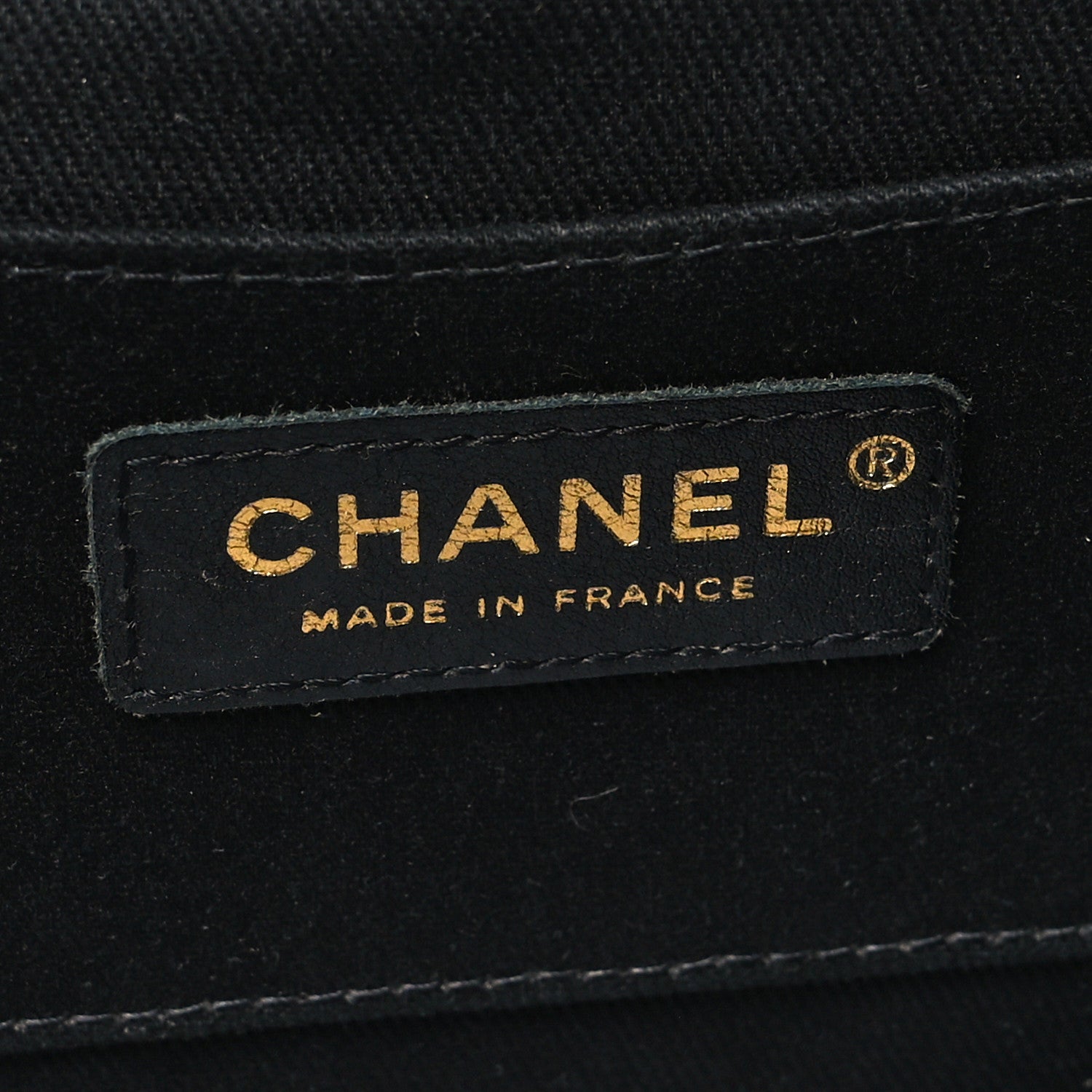 Chanel Caviar Quilted CC Clutch Pochette Black 6 of 10