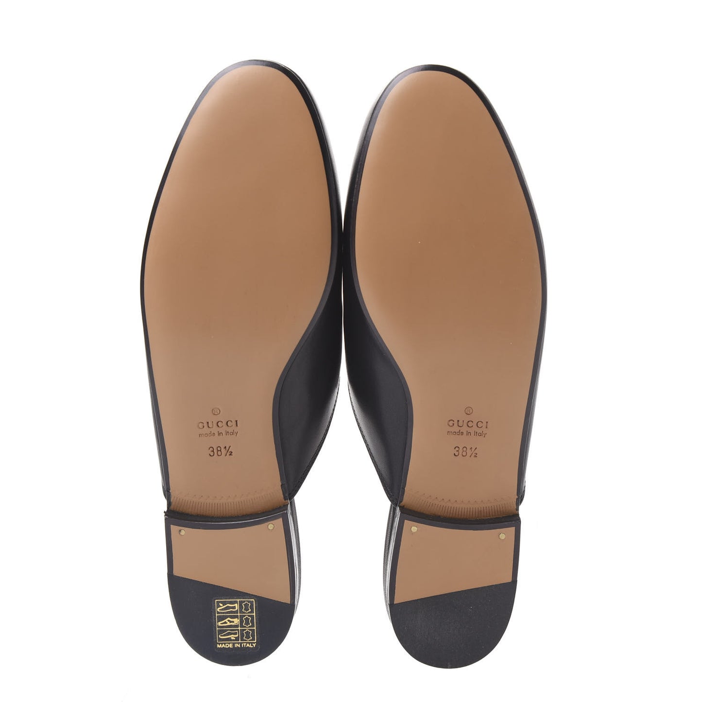 Calfskin Crystal Tiger Embroidered Princetown Slippers 38.5 Black