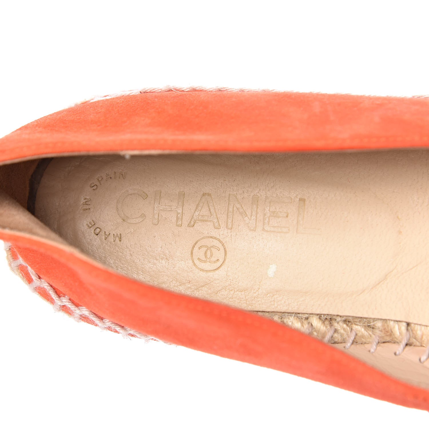 Chanel Suede CC Espadrilles 40 Orange 9 of 11