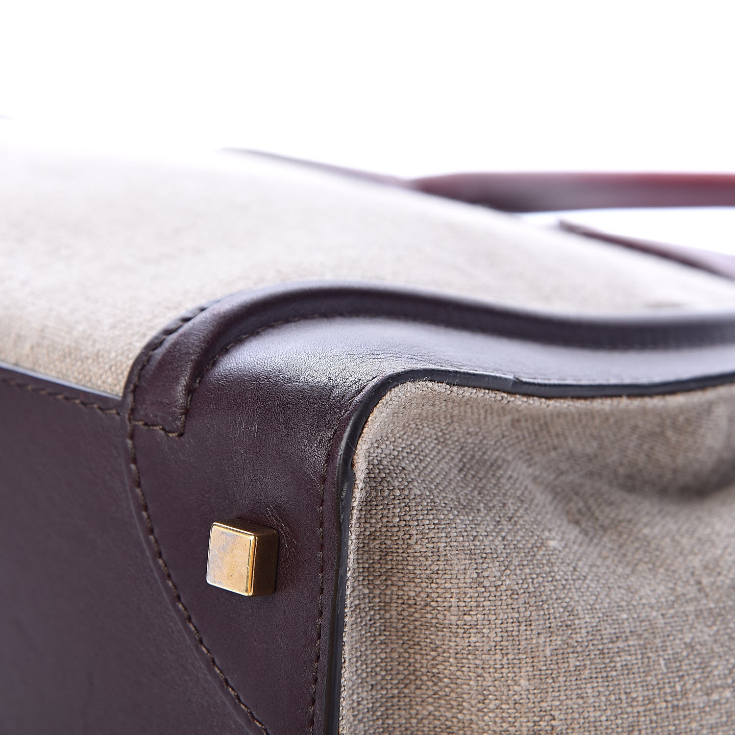 Celine Calfskin Linen Mini Tri-Color Luggage 11 of 17