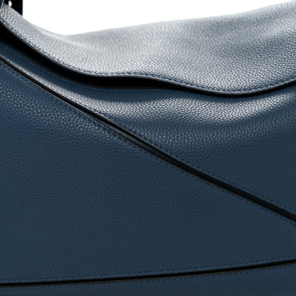 Loewe Calfskin Medium Puzzle Bag Dark Blue 7 of 9
