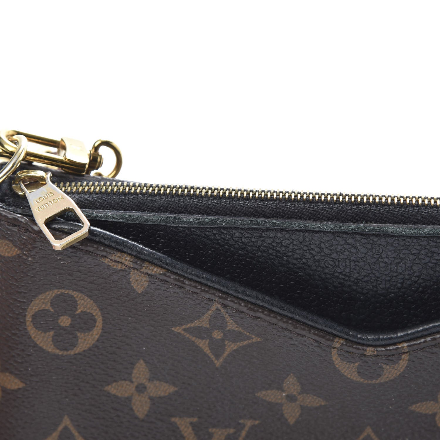 Louis Vuitton Monogram Pallas Clutch Black 13 of 14