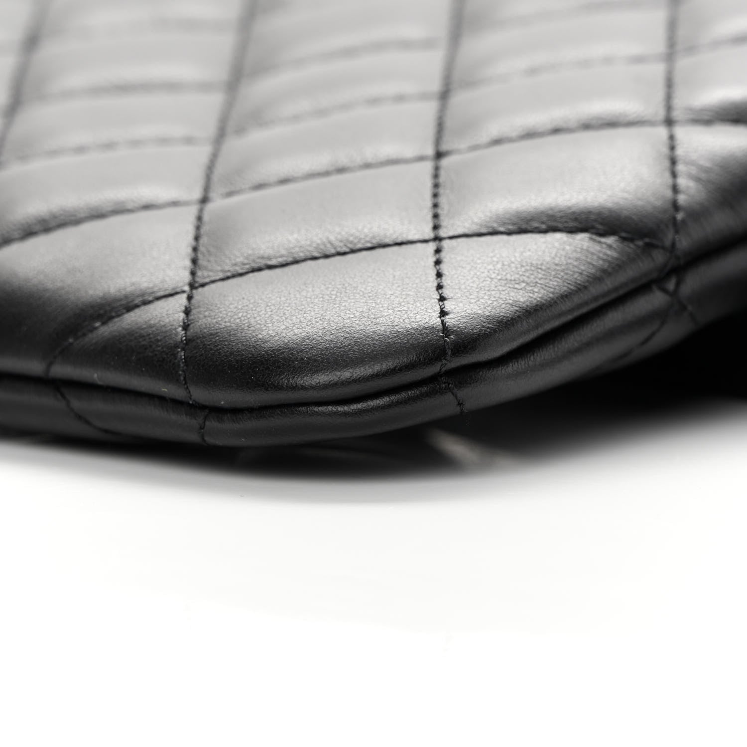 Chanel Lambskin Quilted Crossbody Bag Black 11 of 12