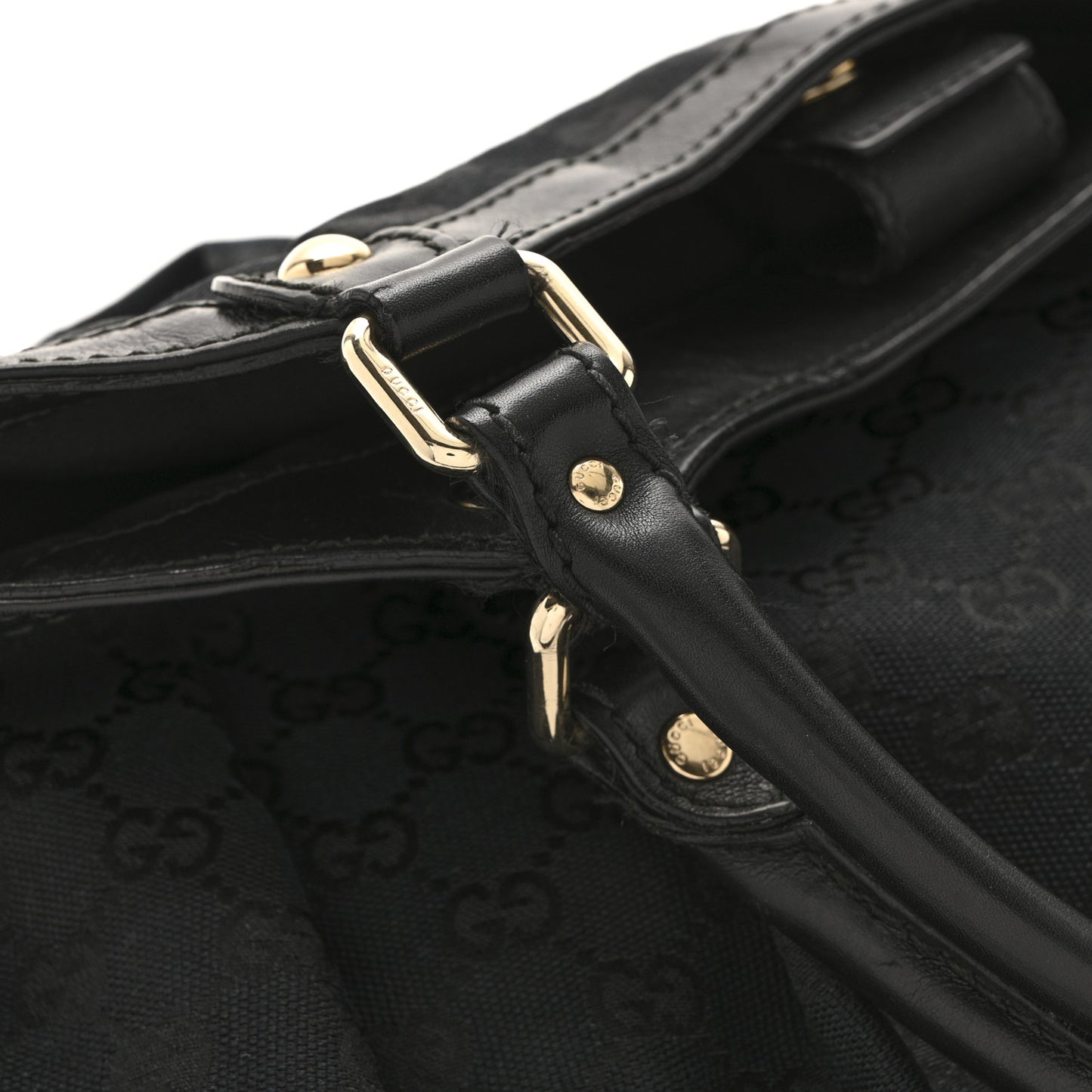 Monogram Large Sukey Black